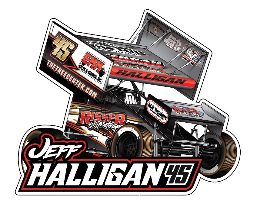 2022 Sticker - Jeff Halligan Racing
